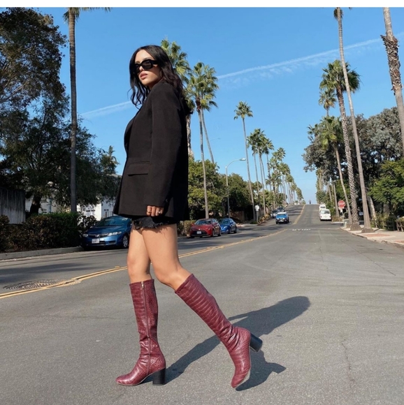 Franco Sarto Womens Tribute Knee High Boot Size 5